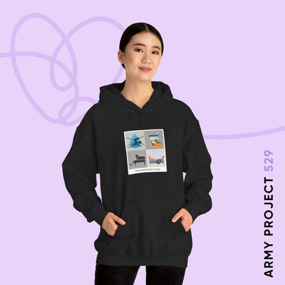 Yoongi Hoodie - Funny Fanmade BTS Merch - Care Instructions - Cozy Unisex Sweatshirt