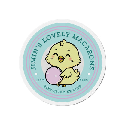 Jimin Fridge Magnet - Cute Fanmade BTS Merch - Jimin's Lovely Macarons - Subtle ARMY Decor