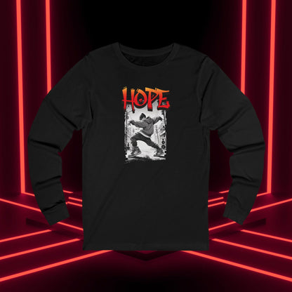 Hobi Concert Long Sleeve Shirt - HOTS with Hope - Fanmade BTS Merch - Soft Unisex T-Shirt