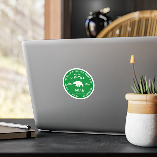 Winter Bear Medallion Series Kiss-Cut Vinyl Decals