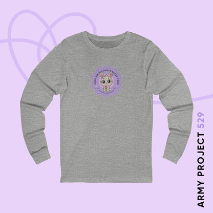 Jung Kook Long Sleeve Shirt - Cute Fanmade BTS Merch - Jung Kook's Party Party Cone - Soft Unisex T-Shirt