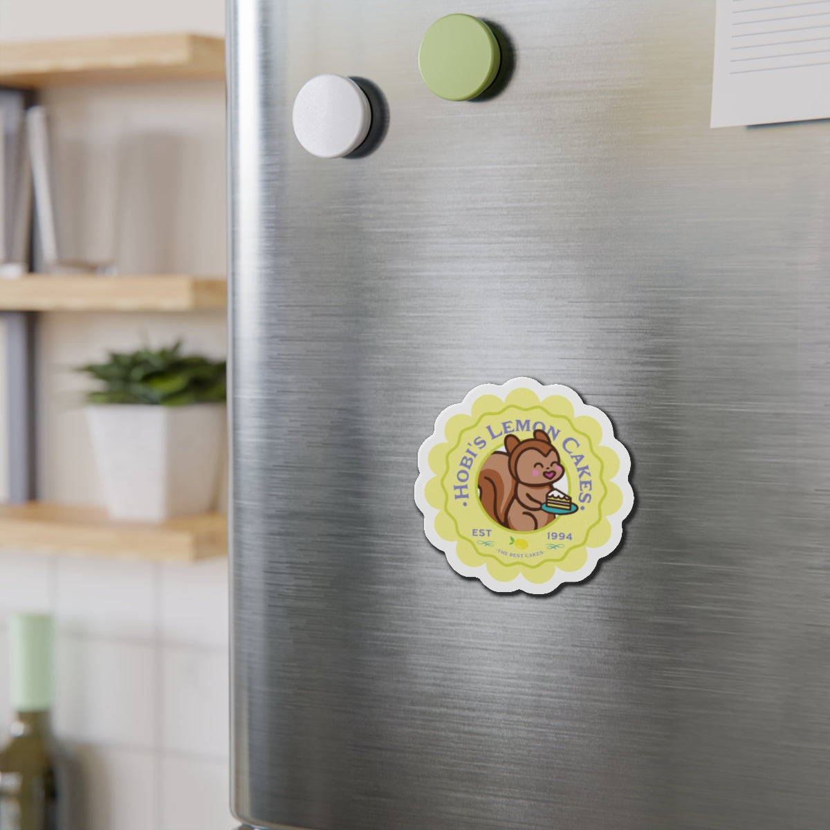 Hobi Lemon Cakes Bakery Series Die-Cut Magnet