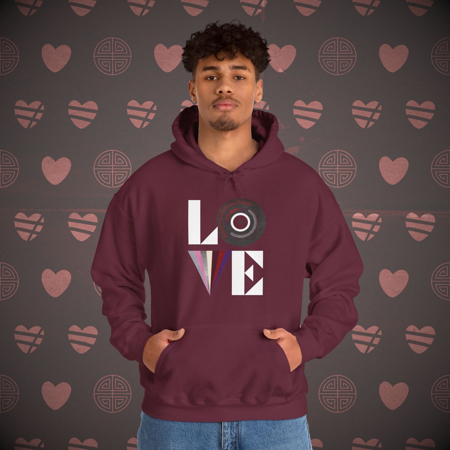 OT7 Hoodie - Love Record - Cozy Unisex Sweatshirt
