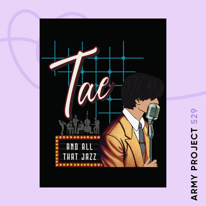 Taehyung 1950s Retro Series Matte Poster