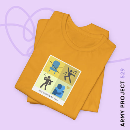 Jimin Care Instructions Unisex Jersey Short Sleeve Tee