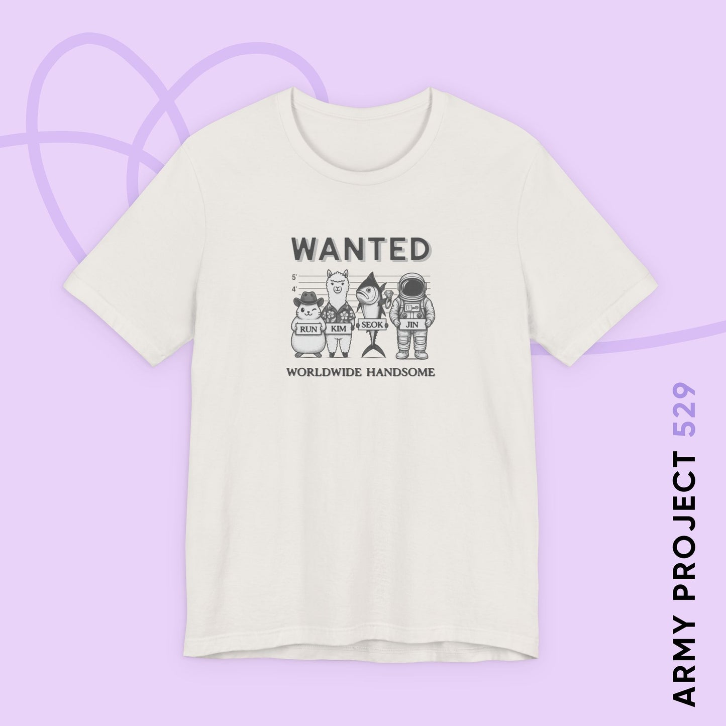 Run Kim Seokjin Unisex Jersey Short Sleeve Tee