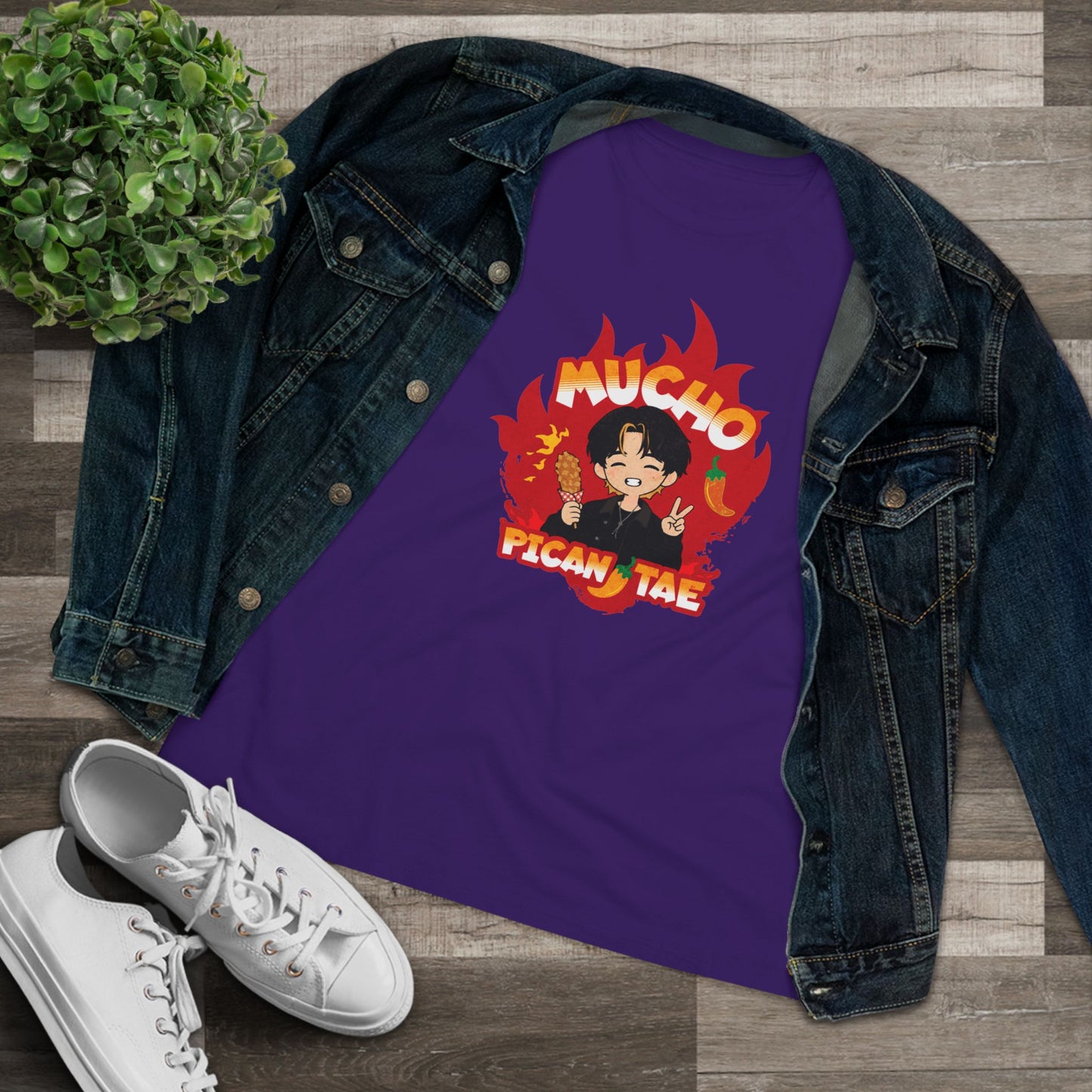 Taehyung Women's Tee - Mucho PicanTae - Soft Jersey T-Shirt
