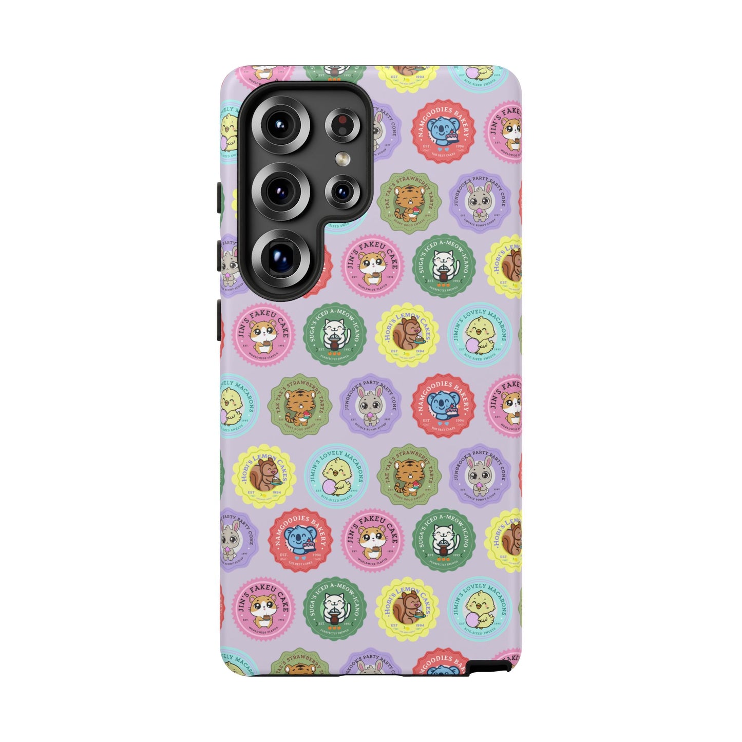 OT7 Phone Case - Cute Fanmade BTS Merch - Namgoodies Bakery - iPhone, Galaxy, Pixel