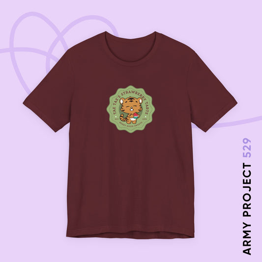 Tae Tae Strawberry Tarts Unisex Jersey Short Sleeve Tee