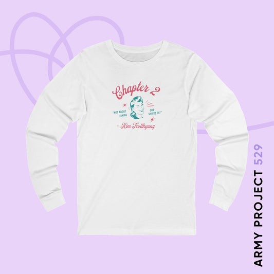 Taehyung Long Sleeve Shirt - 'Kim Trollhyung' - Fanmade BTS Merch - Unisex Jersey T-Shirt
