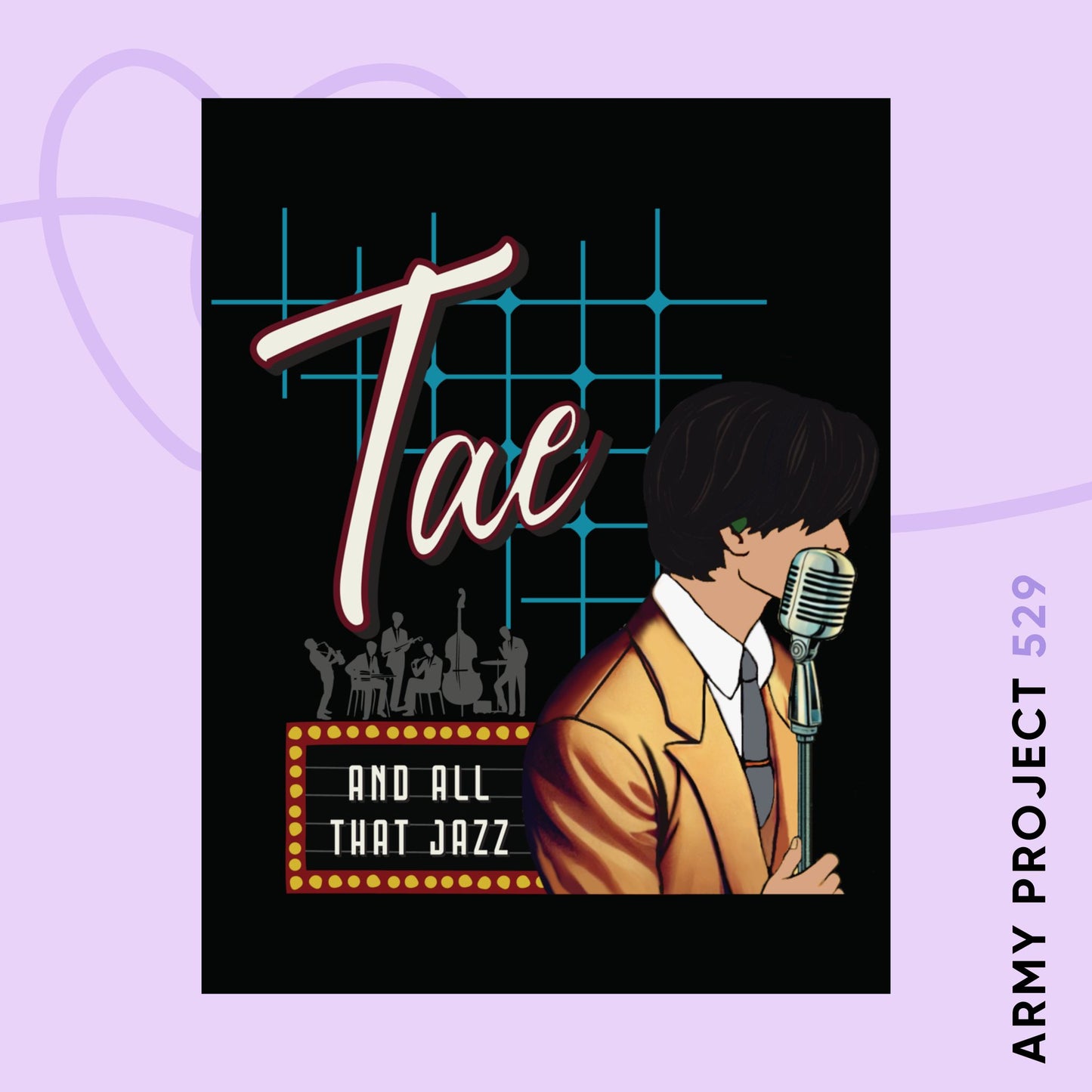 Taehyung 1950s Retro Series Matte Poster