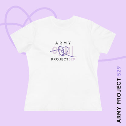 ARMY Project 529 Women's Tee - ARMY Apparel - Soft Jersey T-Shirt