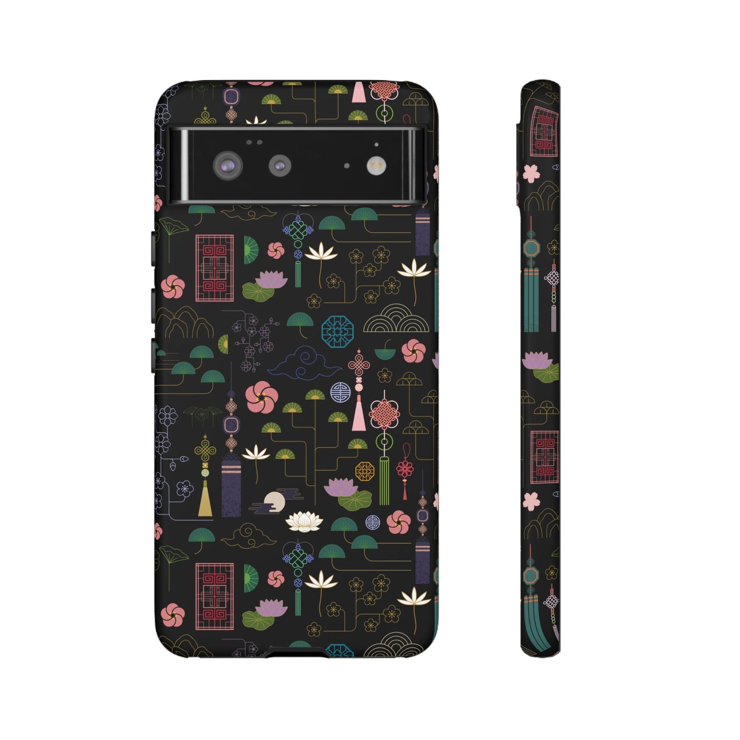 Norigae Night Garden Tough Phone Case - Elegant K-Pop Merch - iPhone, Galaxy, Pixel Cover