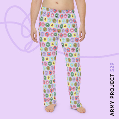 OT7 Namgoodies Bakery Pajama Pants - Cute Fanmade BTS Merch - Soft Unisex Lounge Wear
