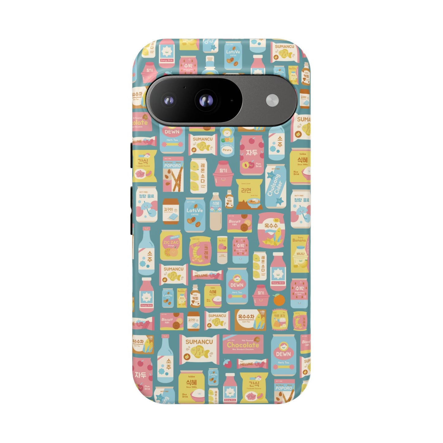 Sweet Pastel Korean Snacks Tough Phone Case - Cute K-Pop Merch - iPhone, Galaxy, Pixel Cover