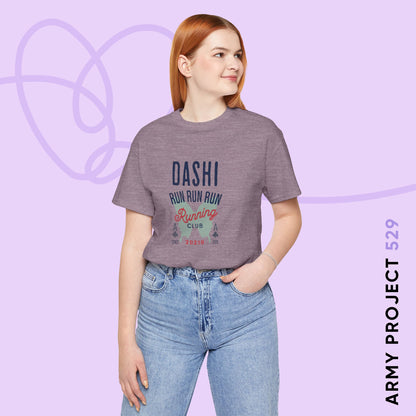 OT7 Short Sleeve Shirt - Dashi Running Club - Fanmade BTS Merch - Unisex Jersey T-Shirt