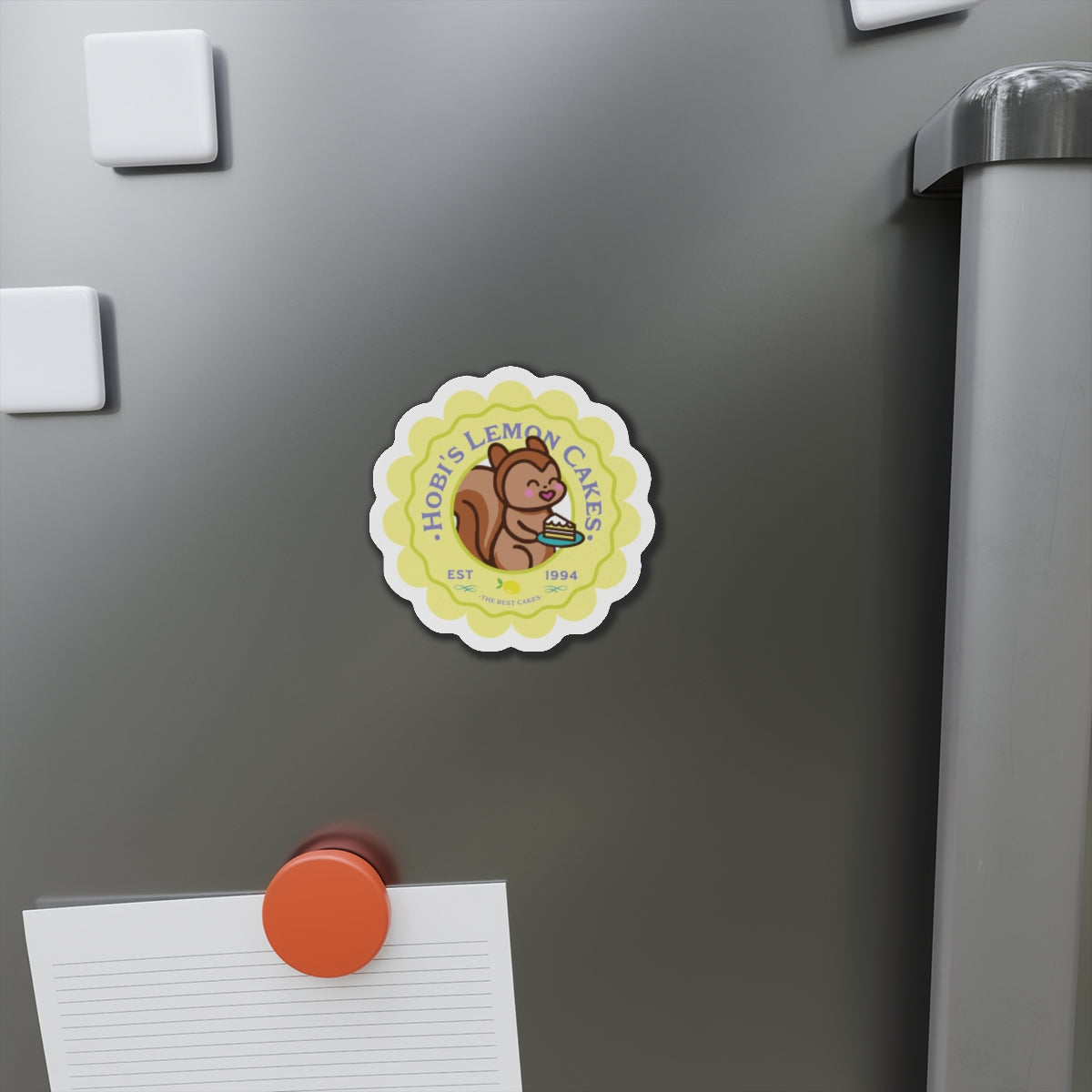 Hobi Lemon Cakes Bakery Series Die-Cut Magnet