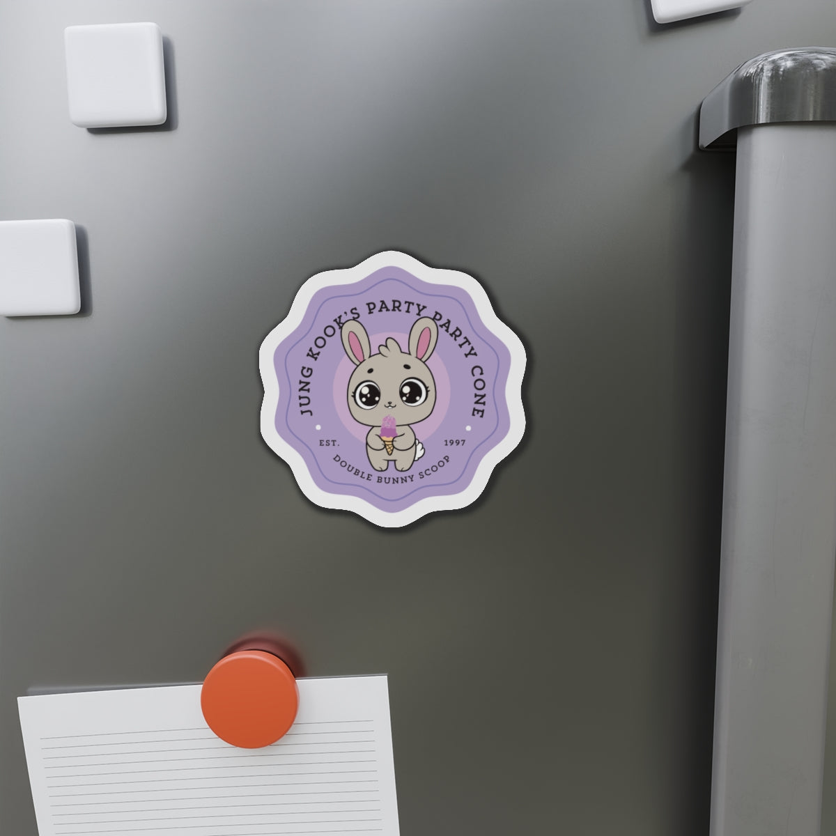 Jungkook Party Party Cone Bakery Series Die-Cut Magnet