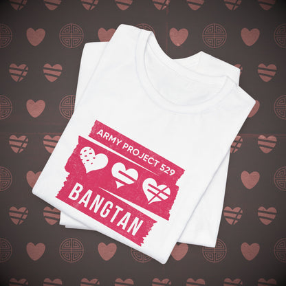 OT7 Short Sleeve Shirt (Red) - AP529 <3 Bangtan - Unisex Jersey T-Shirt