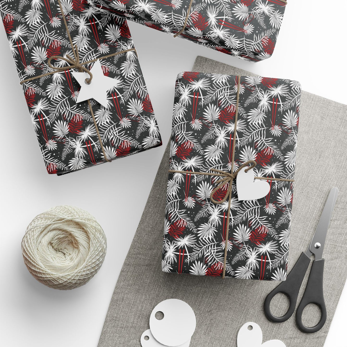 Yoongi Wrapping Paper - Tropical Chopsticks - Fanmade BTS Gift Wrap