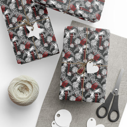 Yoongi Wrapping Paper - Tropical Chopsticks - Fanmade BTS Gift Wrap