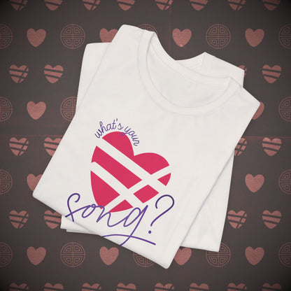 OT7 Short Sleeve Shirt - What's Your Love Song? - Unisex Jersey T-Shirt