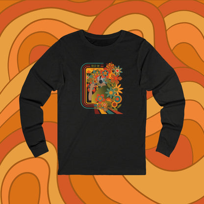 Namjoon 1970s Retro Series Unisex Jersey Long Sleeve Tee