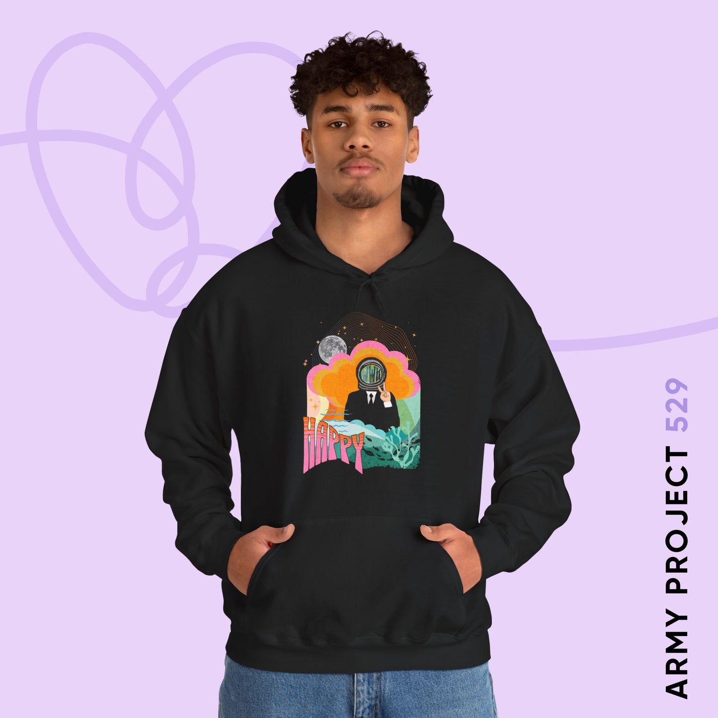 Jin 1960s Retro Series Unisex Heavy Blend™ Hoodie