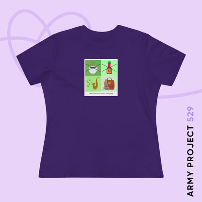 Taehyung Care Instructions Women's Relaxed Jersey Short Sleeve Tee