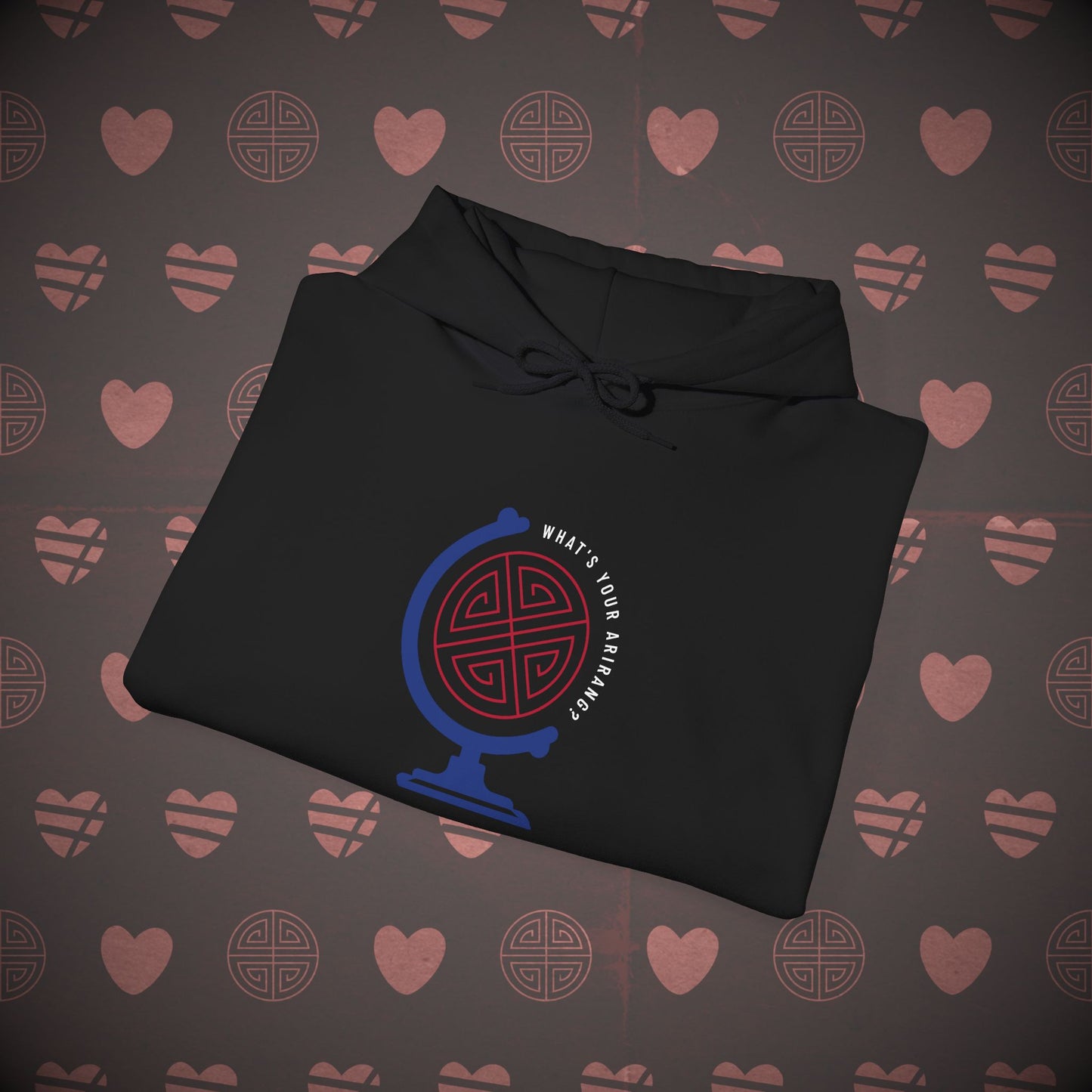 OT7 Hoodie - What's Your Arirang? Globe and Cities - Cozy Unisex Sweatshirt