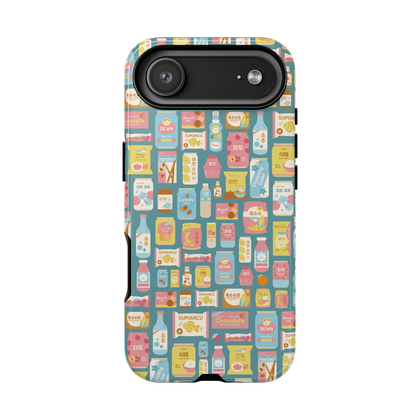 Sweet Pastel Korean Snacks Tough Phone Case - Cute K-Pop Merch - iPhone, Galaxy, Pixel Cover