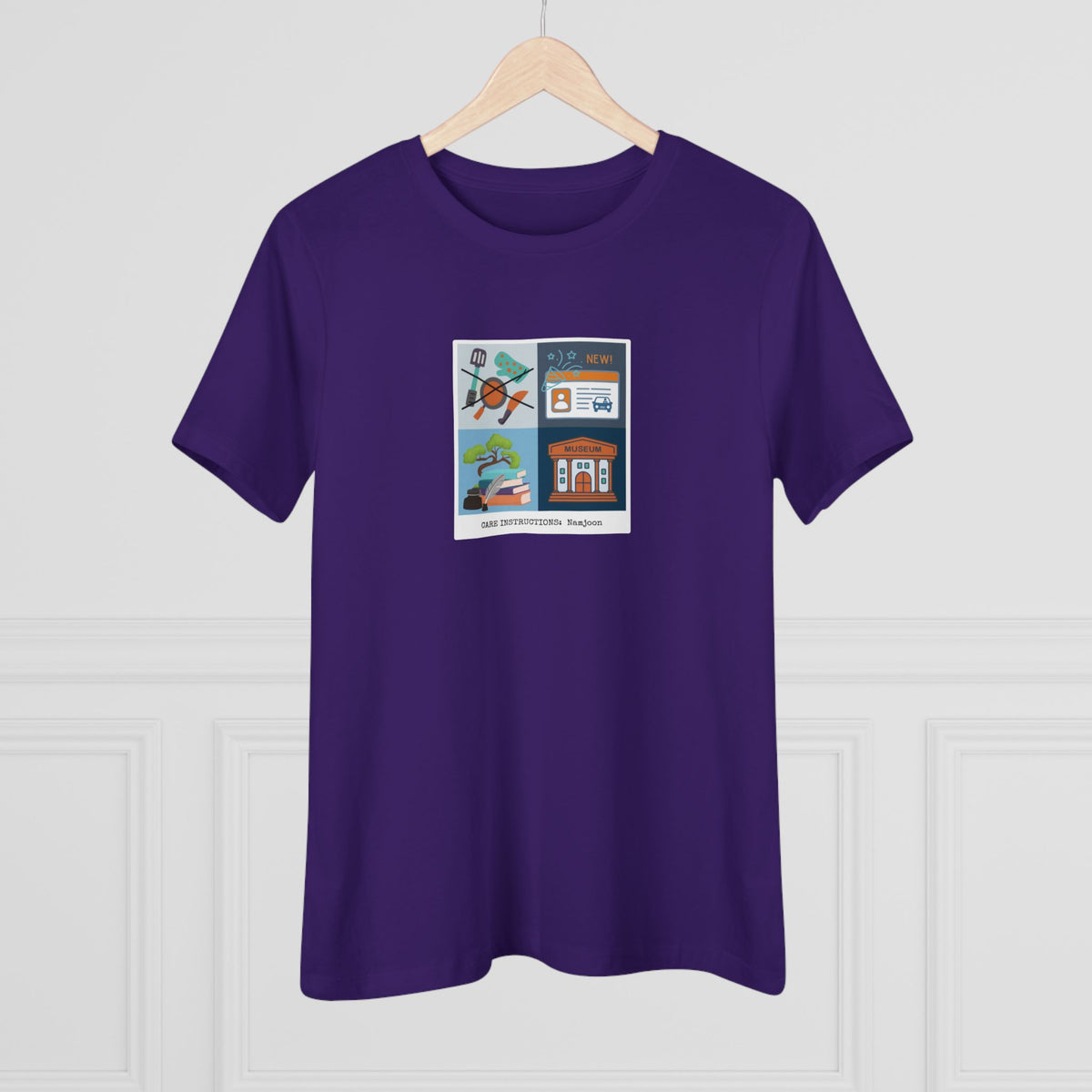 Namjoon Women's Tee - Funny Fanmade Merch - Care Instructions - Soft Jersey T-Shirt
