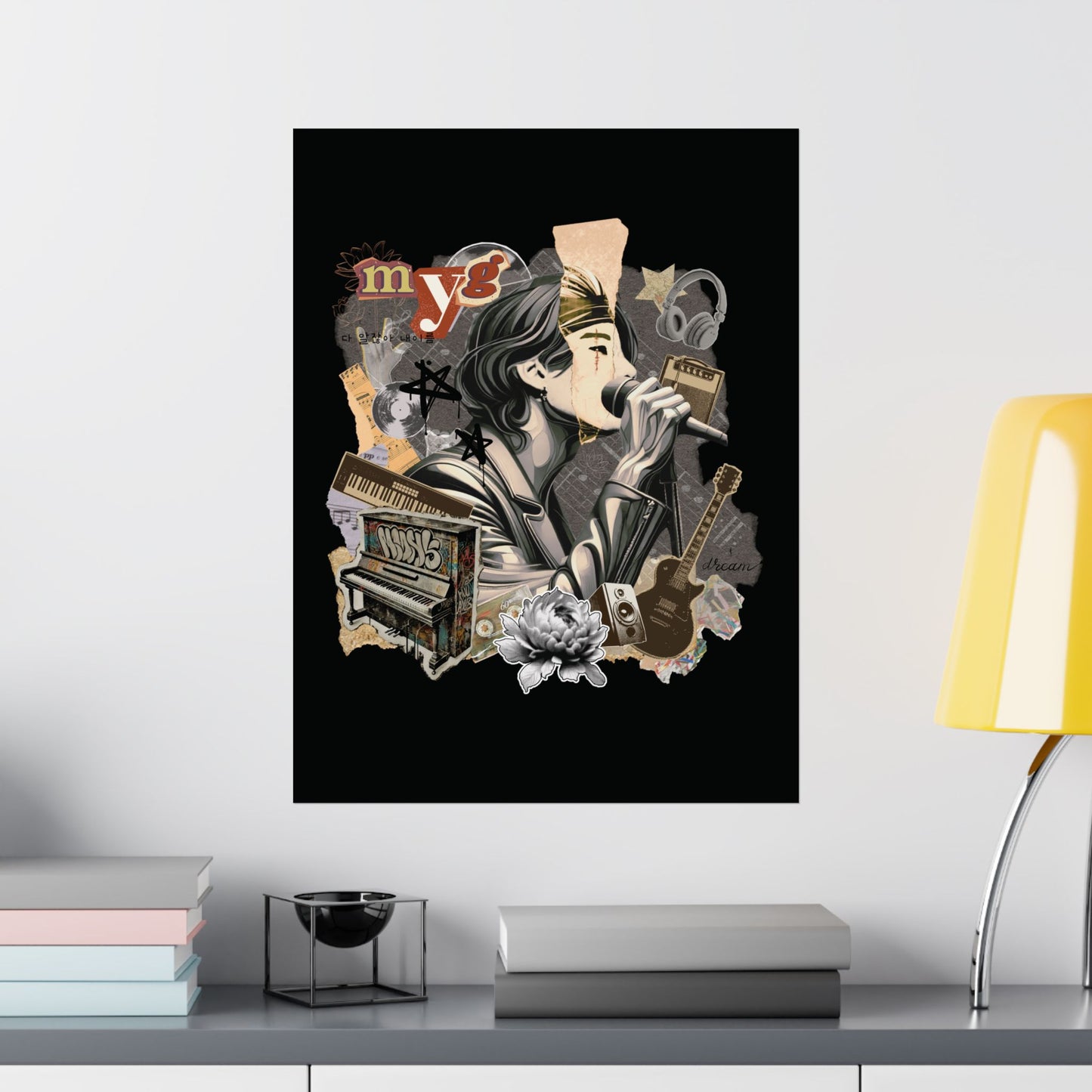 Yoongi 2010s Retro Series Matte Poster