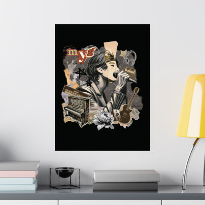 Yoongi 2010s Retro Series Matte Poster