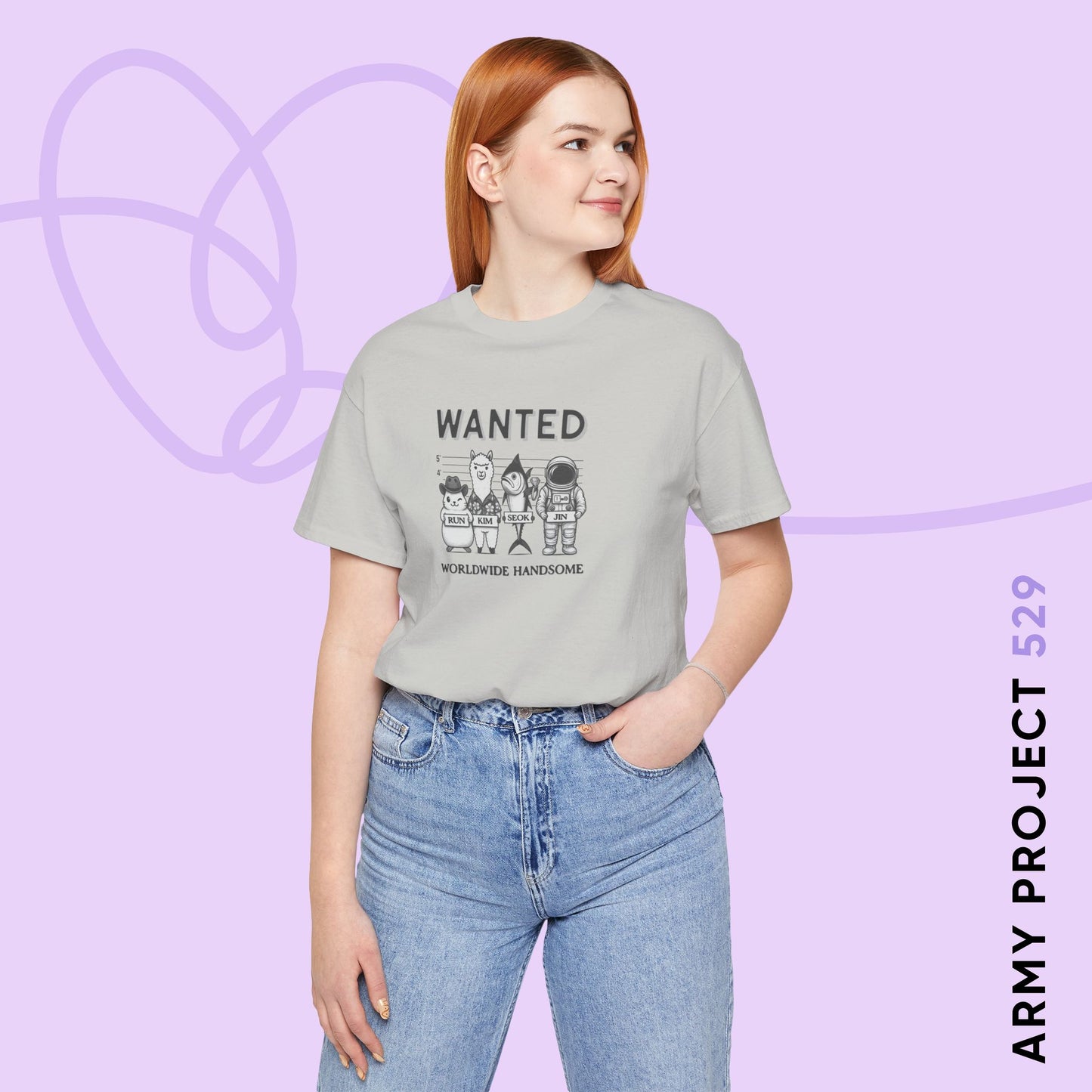 Run Kim Seokjin Unisex Jersey Short Sleeve Tee