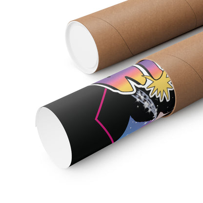 Jimin Wall Art - Fanmade BTS Retro Series - 80s Pop Aesthetic - Matte Poster