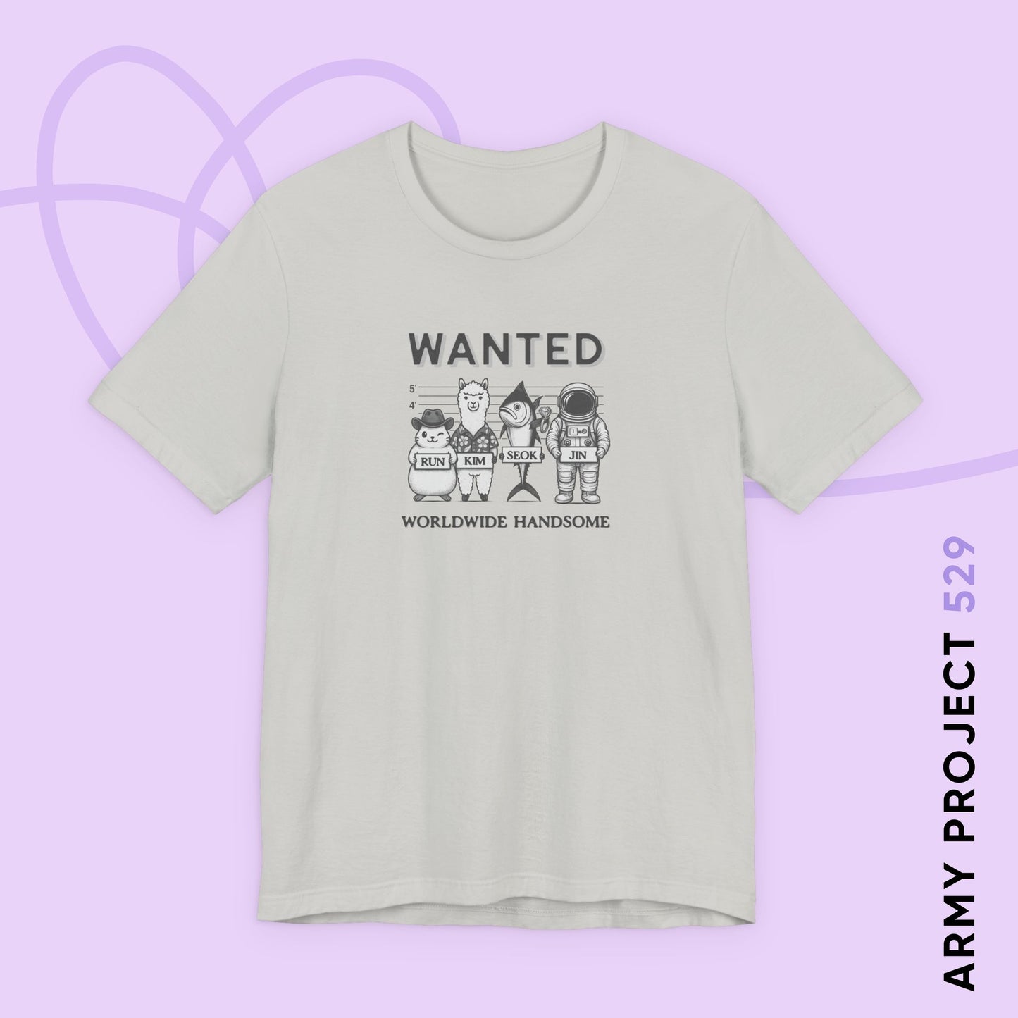 Run Kim Seokjin Unisex Jersey Short Sleeve Tee