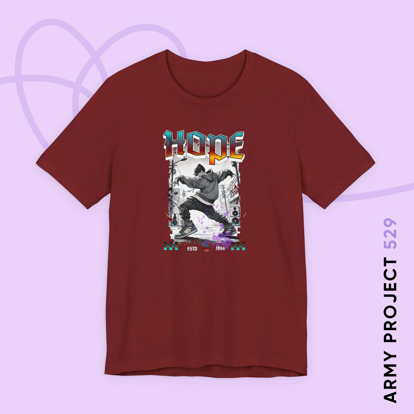 Hobi 1990s Retro Series Unisex Jersey Short Sleeve Tee