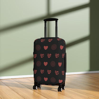 OT7 Luggage Cover - Three Hearts - Bangtan Travel Accessories