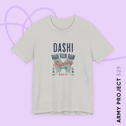 OT7 Short Sleeve Shirt - Dashi Running Club - Fanmade BTS Merch - Unisex Jersey T-Shirt