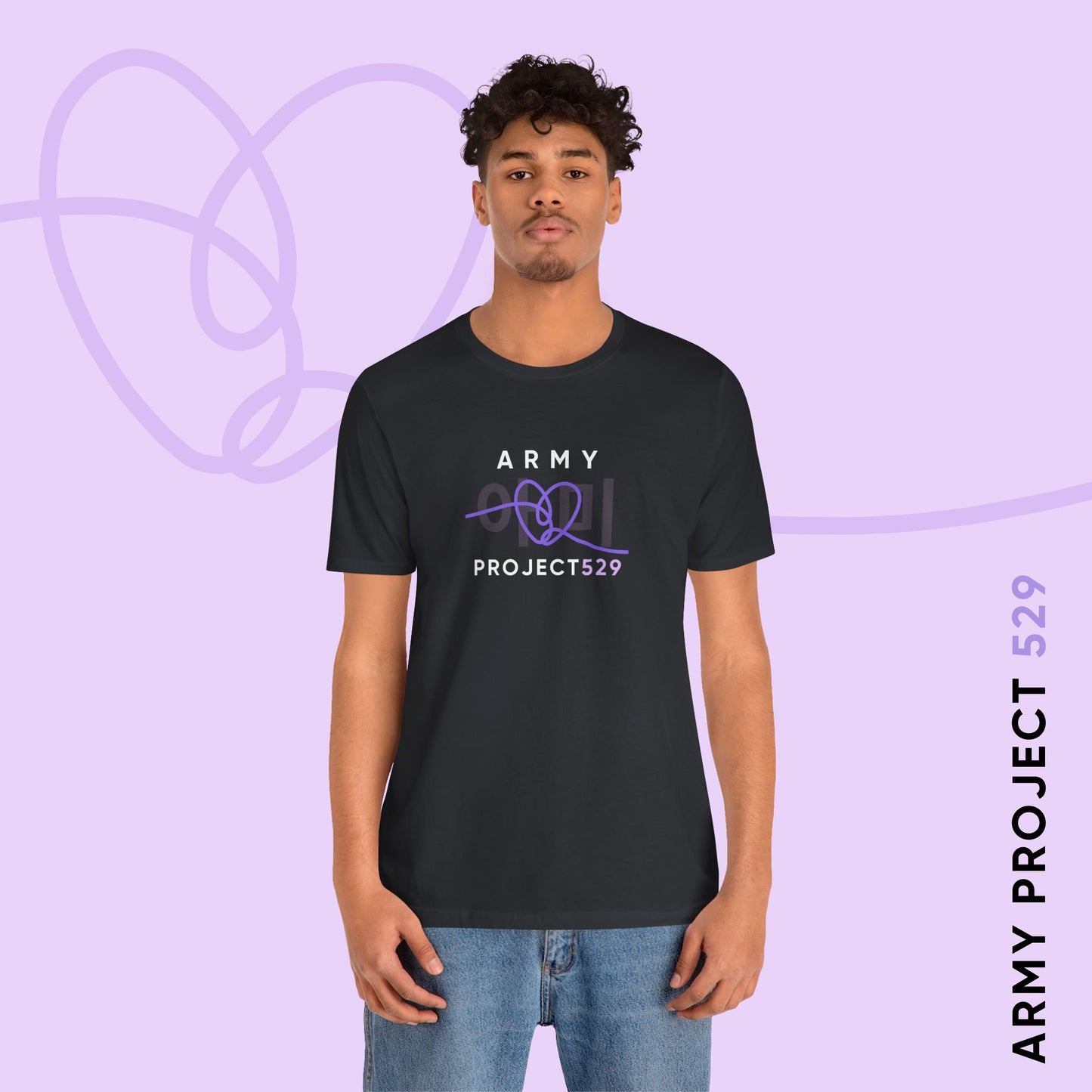 ARMY Project 529 Unisex Jersey Short Sleeve Tee