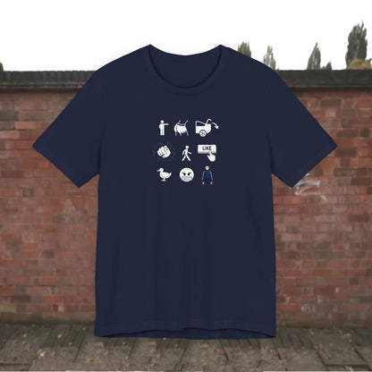 Walking Like A Duck Unisex Jersey Short Sleeve Tee