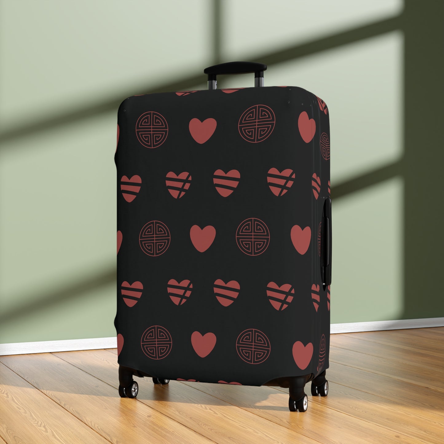 OT7 Luggage Cover - Three Hearts - Bangtan Travel Accessories