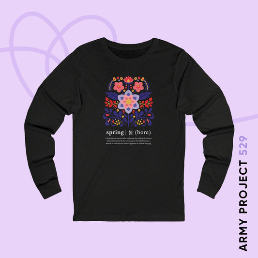 OT7 Long Sleeve Shirt - Until the Flowers Bloom - Soft Unisex T-Shirt