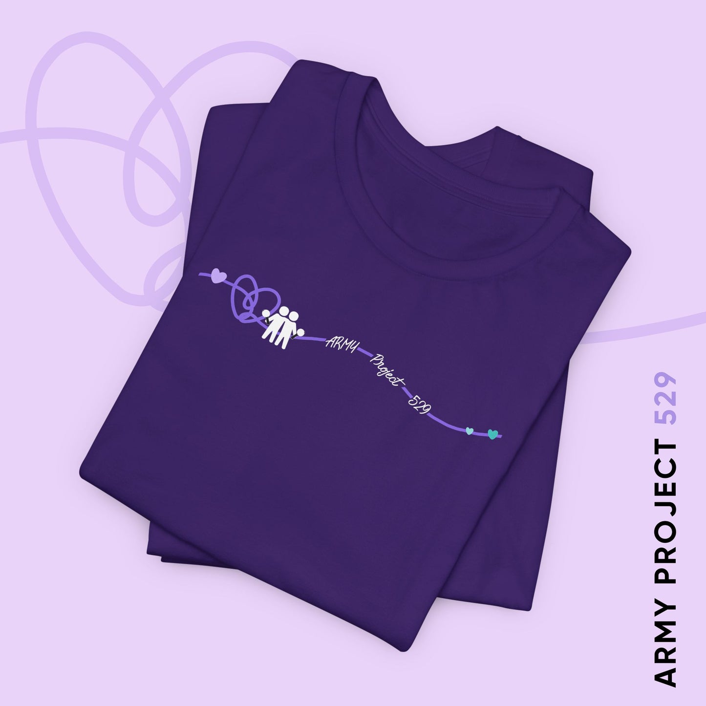 AP529 Heartline Logo Unisex Jersey Short Sleeve Tee