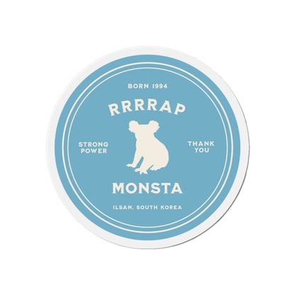 RRRRap Monsta Badge Series Die-Cut Magnet