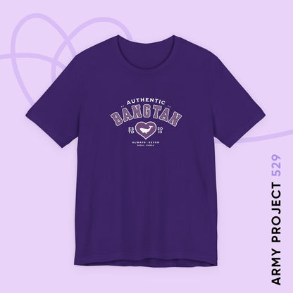 OT7 Short Sleeve Shirt - Bangtan Athletics - Fanmade BTS Merch - Unisex Jersey T-Shirt