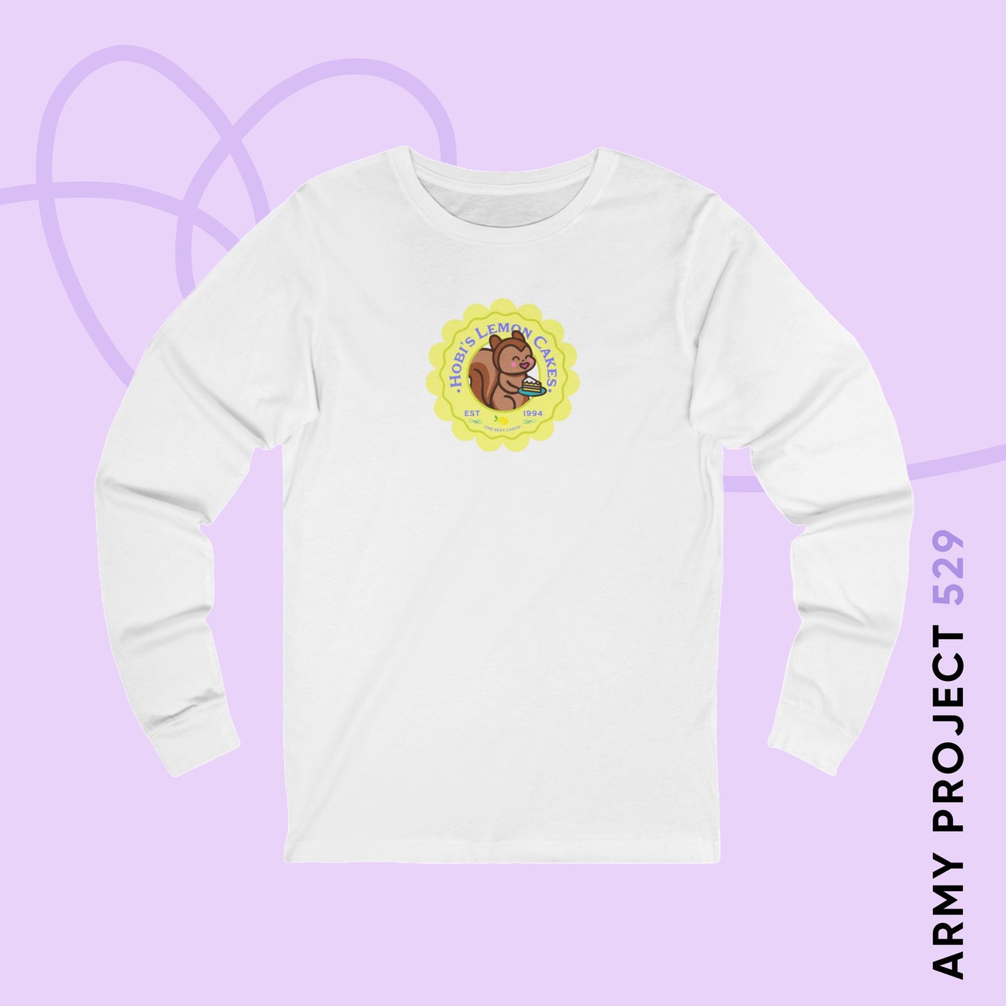 Hobi Lemon Cakes Unisex Jersey Long Sleeve Tee