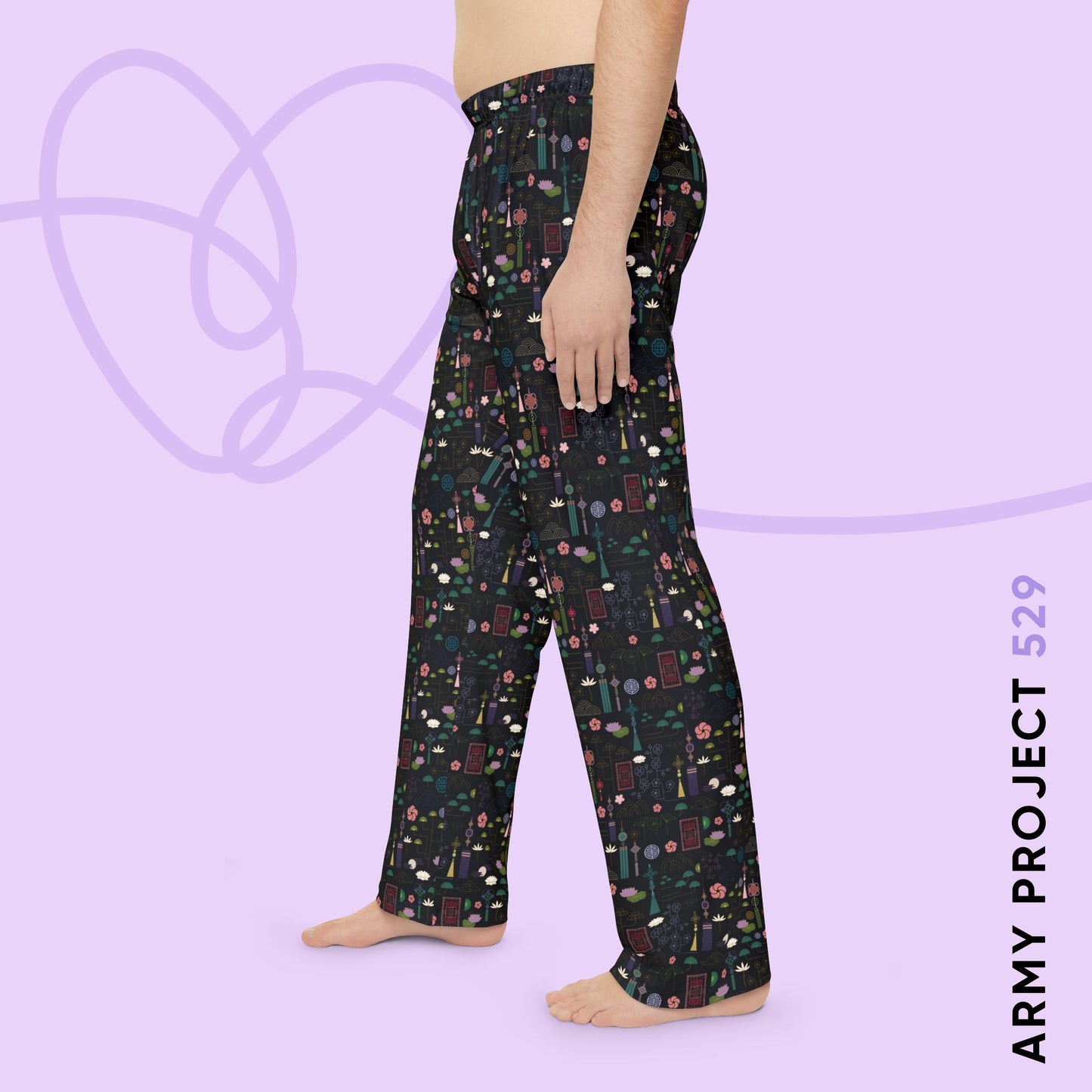 Norigae Night Garden Unisex Pajama Pants