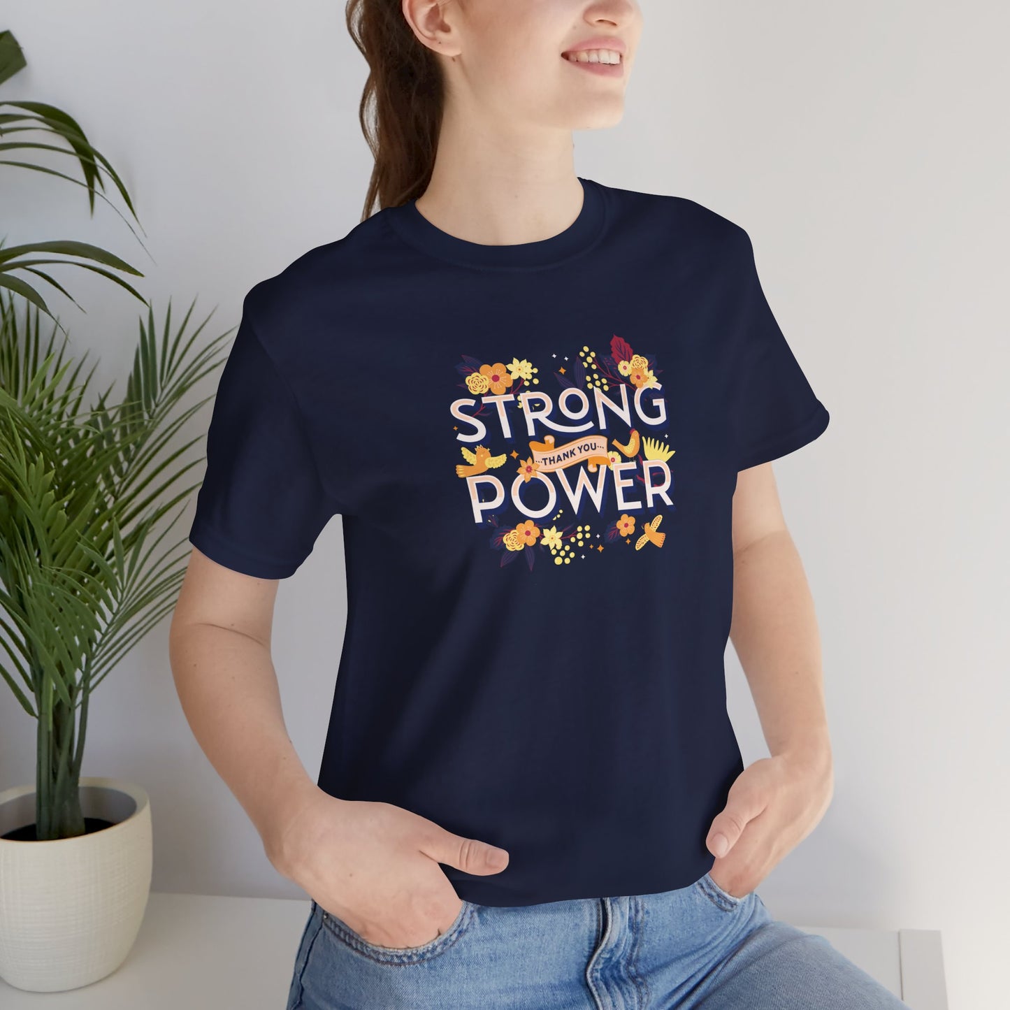 OT7 Short Sleeve Shirt - Strong Power Thank You - Fanmade BTS Merch - Soft Unisex T-Shirt